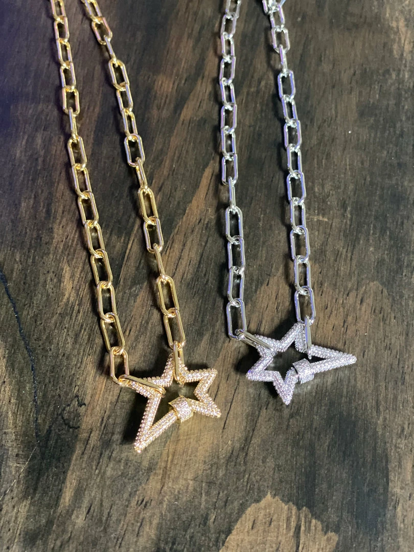 Zenzii Star Necklace - Rhodium Jewelry 3 Zenzii Star Necklace - Rhodium Jewelry
