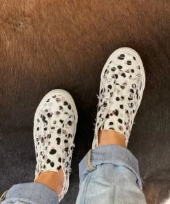 Apparel Corkys Babalu Slip-On Sneaker - Black & White Dots