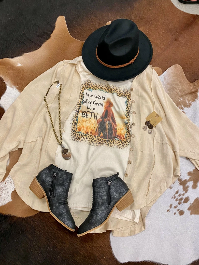 J. Coons Yellowstone World Of Karen's, Be A Beth Tee Apparel 3 J. Coons Yellowstone World Of Karen's, Be A Beth Tee Apparel