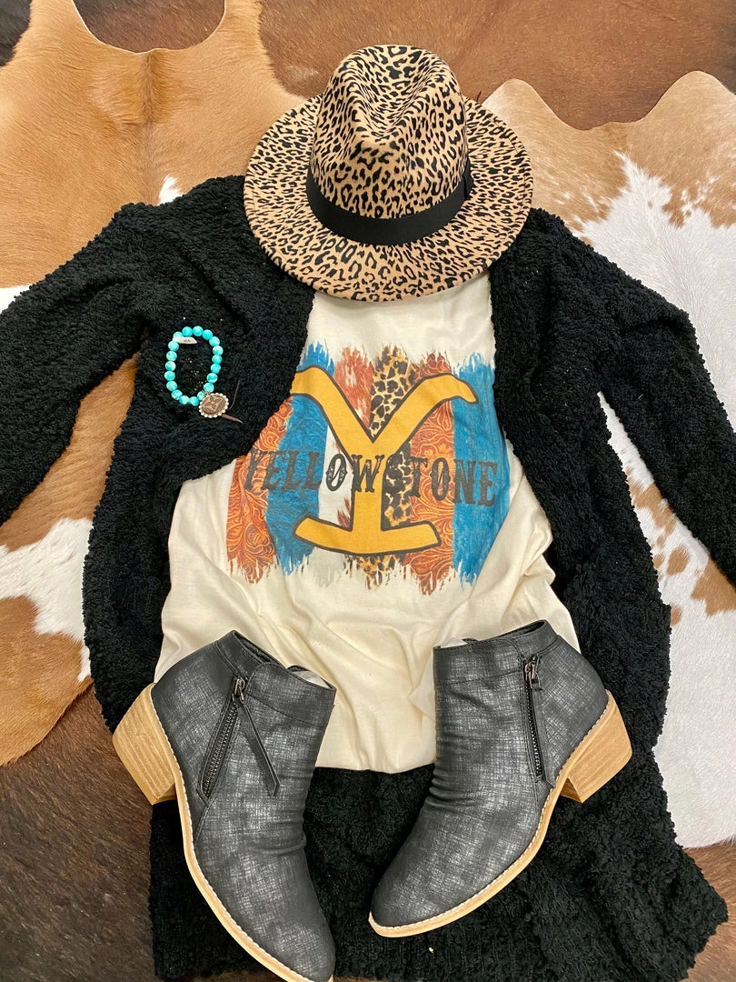 J. Coons Apparel Yellowstone Turquoise Tee 3 J. Coons Apparel Yellowstone Turquoise Tee