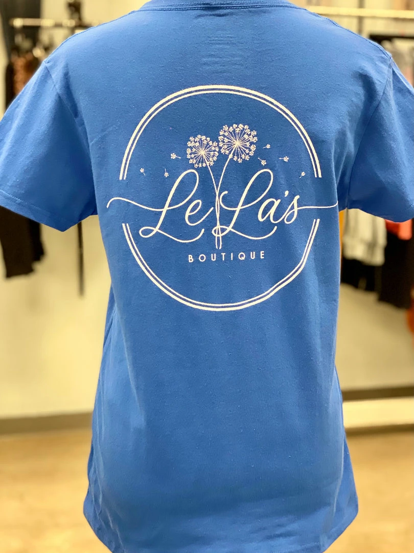 LeLa's Boutique Tops LeLa's Tee - Royal Blue 3 LeLa's Boutique Tops LeLa's Tee - Royal Blue