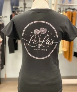 LeLa's Boutique LeLa's Tee - Black Tops