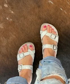 Apparel Corkys Tan Lines - White Metallic